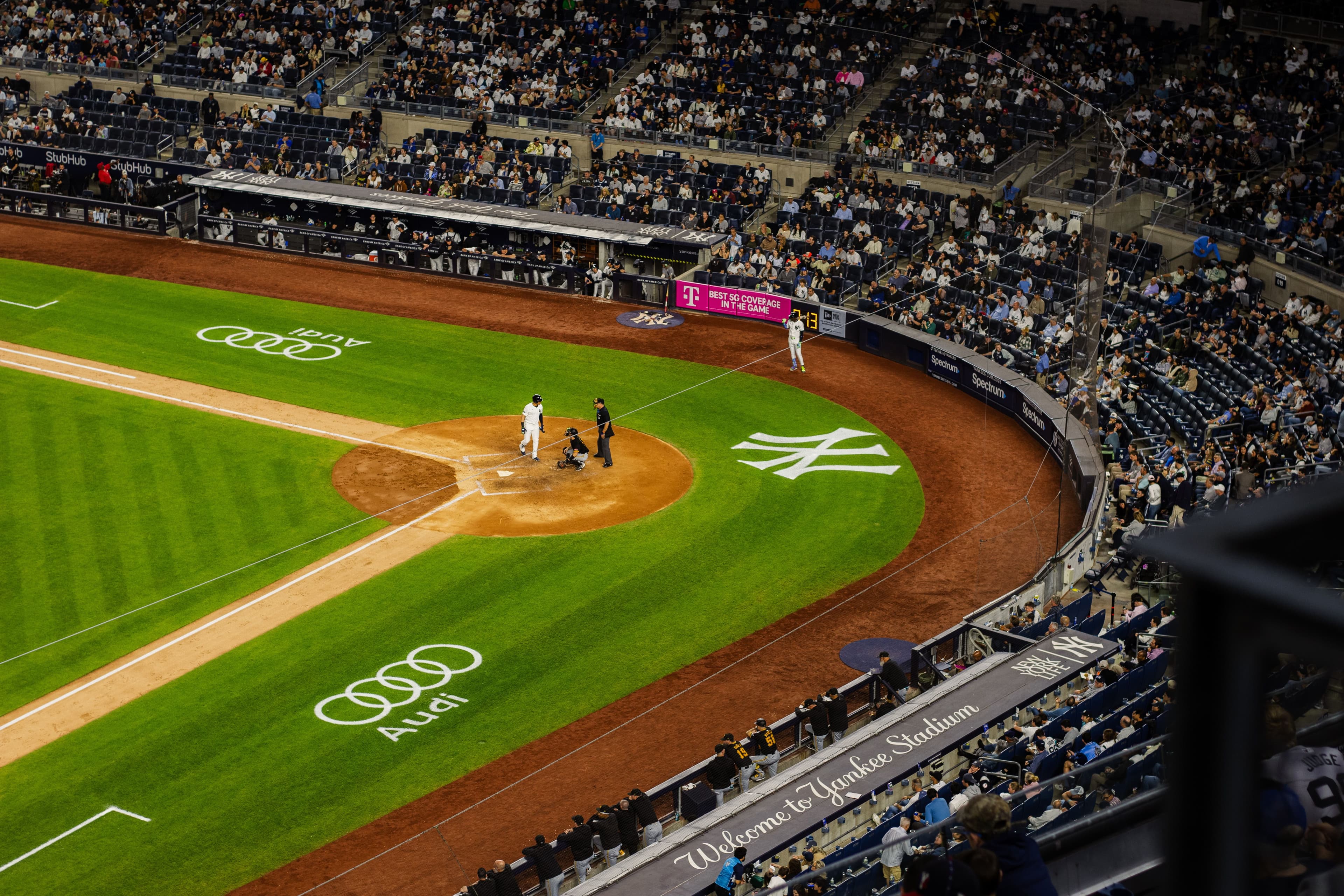 Baseball player competing on the field