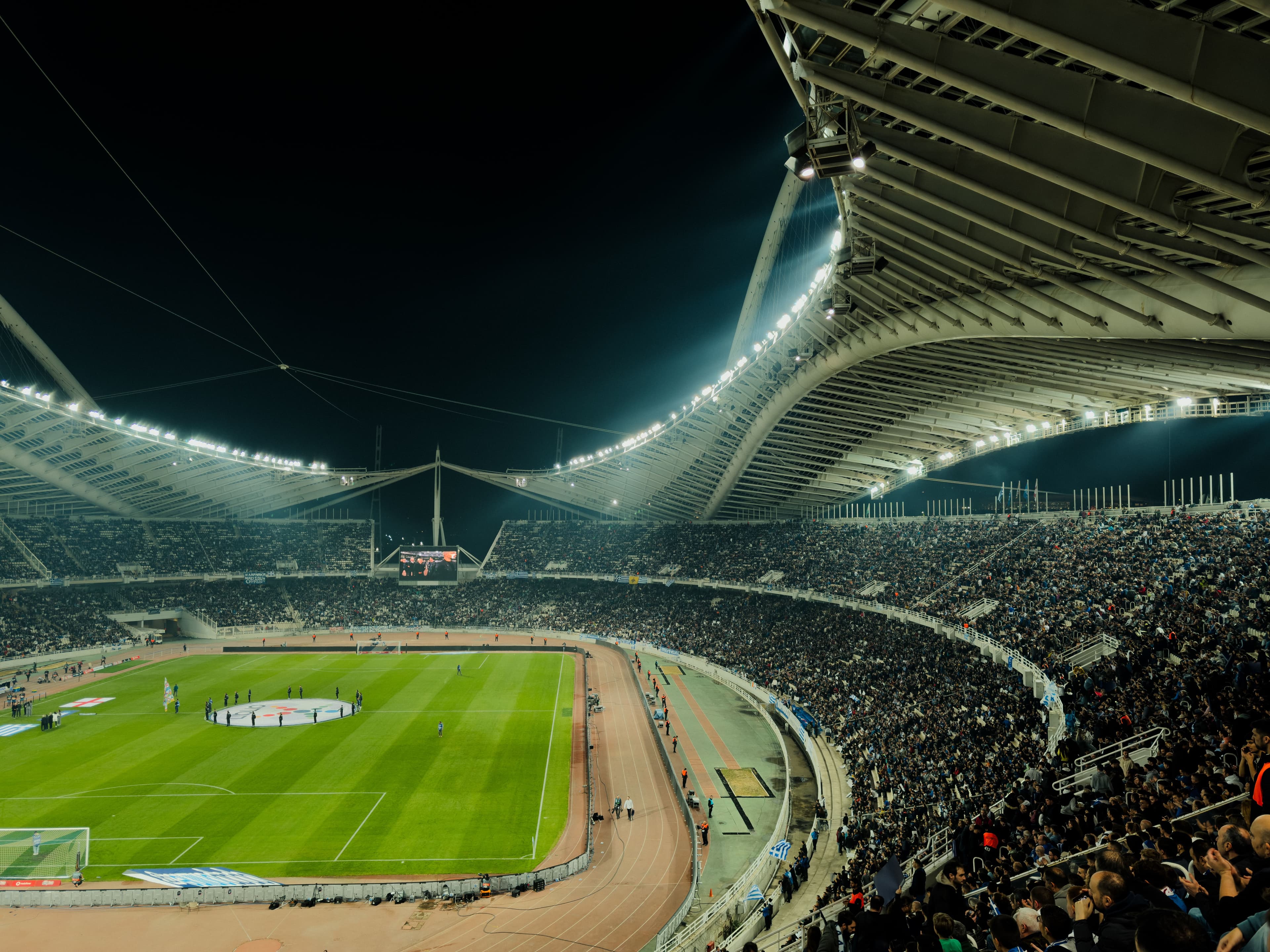Athletes competing in a sporting event